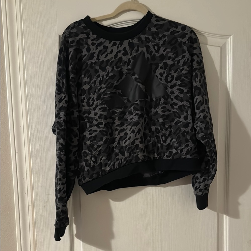 Adidas Leopard Print Sweatshirt